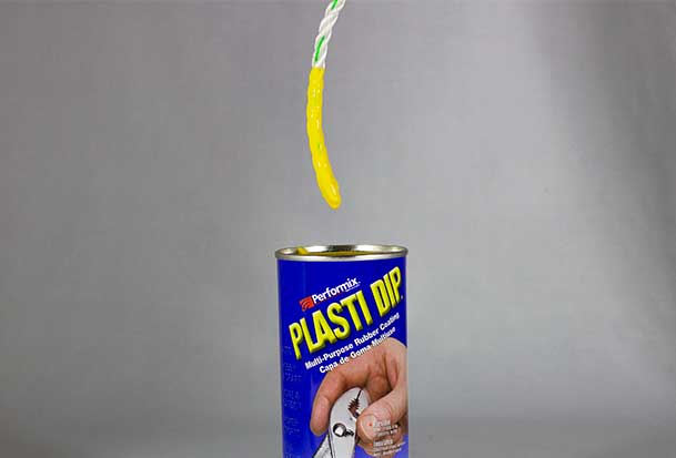 Plasti Dip rope ends