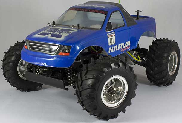 Remote controlled hobby car
